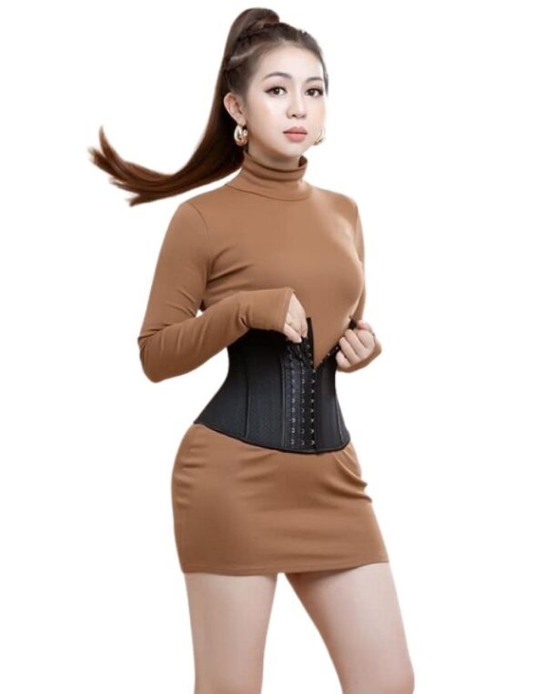 Đai Nịt Bụng Latex Lưới Corset Chuẩn Châu Âu